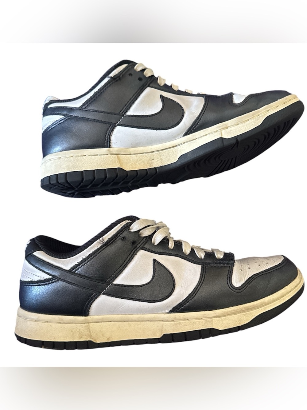 Nike Low-Top Sneakers in Black and White